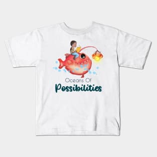 oceans of possibilities 2022 anglerfish Kids T-Shirt